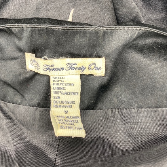 Forever 21 Women’s Embroidered Wrap Kimono Mini Dress Size Medium - Picture 10 of 12